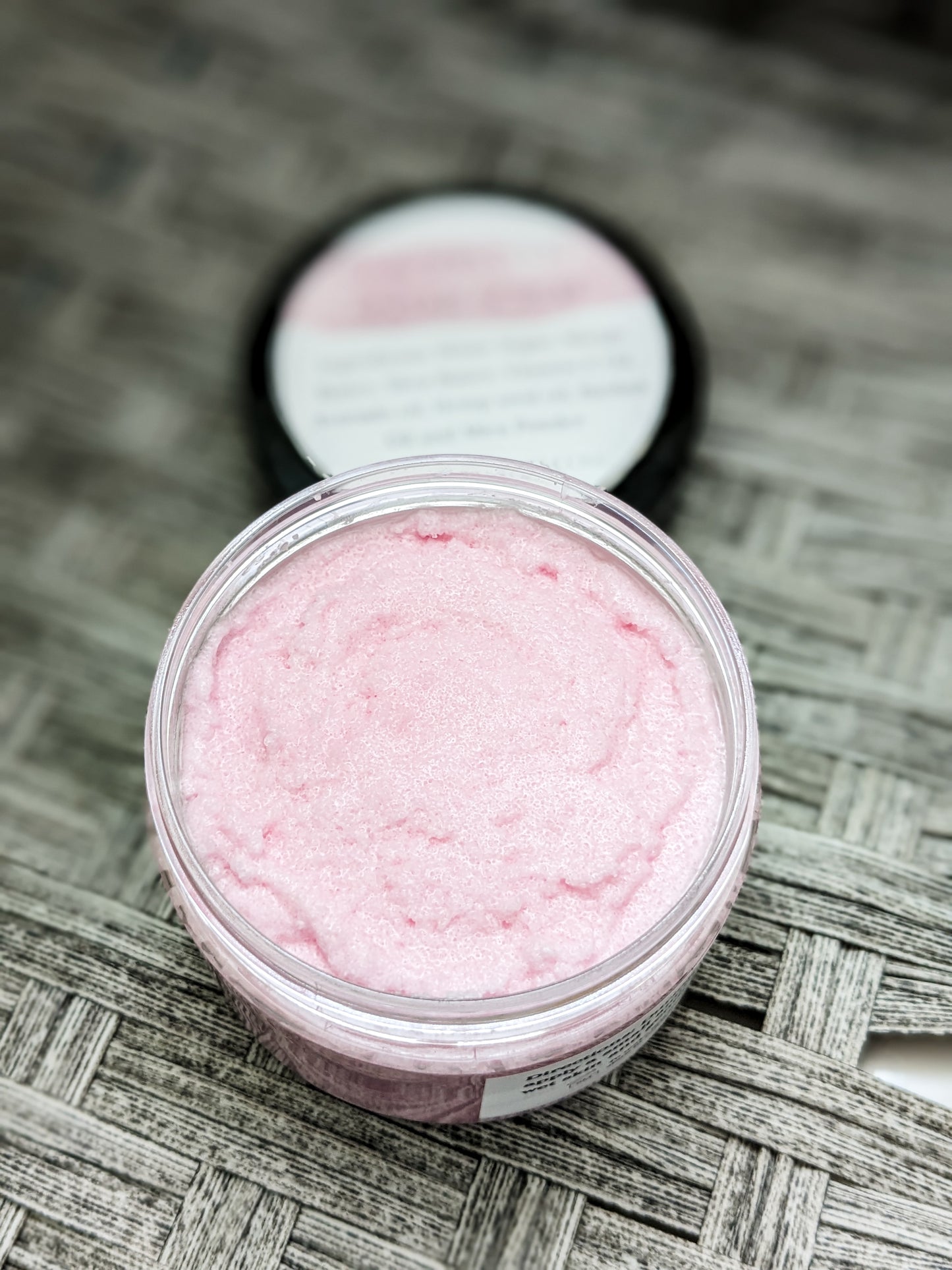 Pink Shimmer Sugar Scrub (unscented)